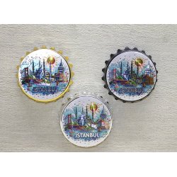 İstanbul Temalı Metal Magnet Alk4341 - Lisinya