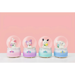 Kuromi Işıklı Kar Küresi 9 Cm Alk3398 - Lisinya
