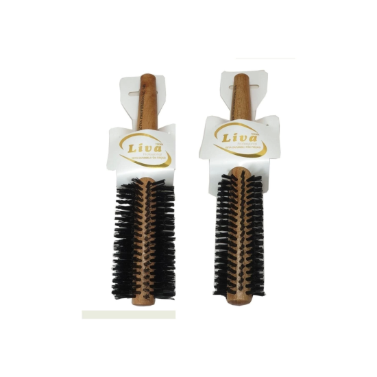 Liva 540-350 Saç Fırçası Yanmaz Profesyonel Fön Fırçası 2 Adet - Lisinya Liva 540-350 Saç Fırçası Yanmaz Profesyonel Fön Fırçası 2 Adet - Lisinya