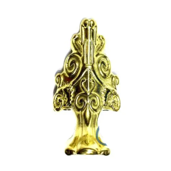 Lükens Sandık Ayağı, Kutu Ayak 4 Cm - Sarı, 50 Adet - Lisinya