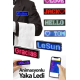 Matrix Kayan Led Yaka Rozeti Mobil Kontrollü Dijital Etiket 9×3cm - Lisinya Matrix Kayan Led Yaka Rozeti Mobil Kontrollü Dijital Etiket 9×3cm - Lisinya