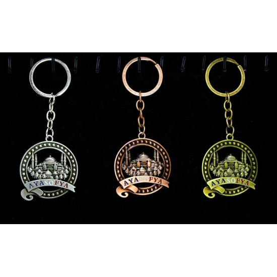 Metal Ayasofya Anahtarlık Alk2205 - Lisinya Metal Ayasofya Anahtarlık Alk2205 - Lisinya