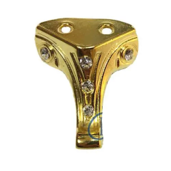Moda Taşlı Ahşap, Mdf, Sunta Sandık Ayağı, Kutu Ayak 3,5 Cm - Sarı - Lisinya