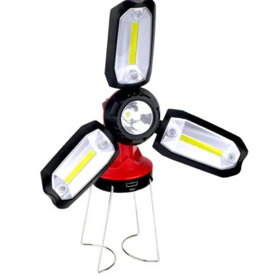 P-8801 Şarjlı Katlanabilir 3xcob Led+ 3w Led Çok Fonksiyonlu Kamp Feneri - Lisinya P-8801 Şarjlı Katlanabilir 3xcob Led+ 3w Led Çok Fonksiyonlu Kamp Feneri - Lisinya