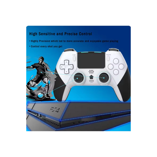 P4 Plus Bluetooth Titreşimli Ps4/ps5 Uyumlu Pc Telefon Joystick Kablosuz Oyun Kolu Siyah - Lisinya P4 Plus Bluetooth Titreşimli Ps4/ps5 Uyumlu Pc Telefon Joystick Kablosuz Oyun Kolu Siyah - Lisinya
