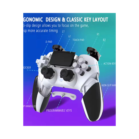 P4 Plus Bluetooth Titreşimli Ps4/ps5 Uyumlu Pc Telefon Joystick Kablosuz Oyun Kolu Siyah - Lisinya P4 Plus Bluetooth Titreşimli Ps4/ps5 Uyumlu Pc Telefon Joystick Kablosuz Oyun Kolu Siyah - Lisinya