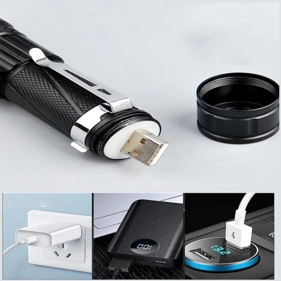 P50 Led Şarjlı Mıknatıslı Usb El Feneri Wt-622 - Lisinya P50 Led Şarjlı Mıknatıslı Usb El Feneri Wt-622 - Lisinya