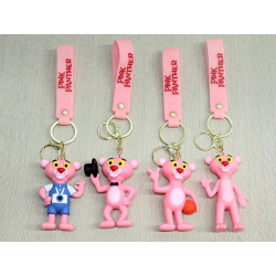 Pembe Panter Silikon Anahtarlık Alk4271 - Lisinya