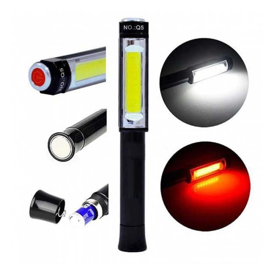 Ps-Q5 Pilli Mıknatıslı Cob Led Çalışma Tamir Kırmızı Işık El Feneri - Lisinya Ps-Q5 Pilli Mıknatıslı Cob Led Çalışma Tamir Kırmızı Işık El Feneri - Lisinya