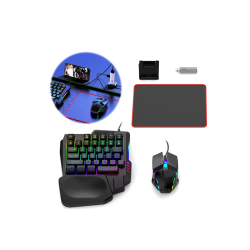 Pubg Mobil Oyun Kiti 5in1 Bt5.3 Klavye Mouse Dönüştürücü Seti Pugb Seti - Lisinya