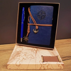Pusula Defter Ve Tükenmez Kalem Set - Lisinya