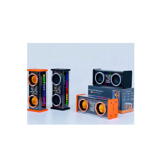 Şeffaf Mecha Müzik Tws Stereo Rgb İşıklı Hoparlör Kablosuz Bluetooth 5.0 Taşınabilir Hoparlör V9 - Lisinya Şeffaf Mecha Müzik Tws Stereo Rgb İşıklı Hoparlör Kablosuz Bluetooth 5.0 Taşınabilir Hoparlör V9 - Lisinya
