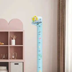 Sevimli Sarı Zürafa   Yeşil Dinazor   Deniz Kızı   Roket  Ağaç Boy Ölçüsü Sticker - Lisinya