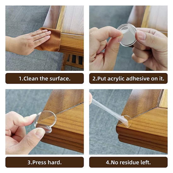 Silikon Şeffaf Masa Kenar , Köşe Koruması - Lisinya Silikon Şeffaf Masa Kenar , Köşe Koruması - Lisinya
