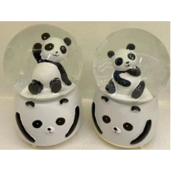 Siyah-beyaz Panda Kar Küresi Büyük Boy - Lisinya