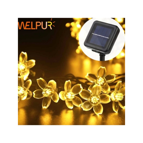 Solar 30 Ledli Çiçekli Günışığı Bahçe Aydınlatma Dekorasyon Güneş Enerjili - Lisinya Solar 30 Ledli Çiçekli Günışığı Bahçe Aydınlatma Dekorasyon Güneş Enerjili - Lisinya
