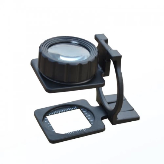 Tekstilciler Için Kumaş Kontrolü Büyüteç,katlanan, Metal 15x Büyütme - Lisinya Tekstilciler Için Kumaş Kontrolü Büyüteç,katlanan, Metal 15x Büyütme - Lisinya