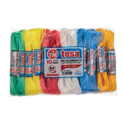Temsan 10 Metre Naylon Çamaşır İpi 24'lü - Lisinya