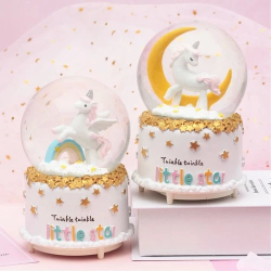 Unicorn Kar Küresi Orta Boy - Lisinya
