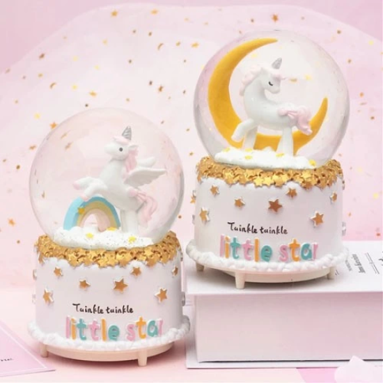 Unicorn Kar Küresi Orta Boy - Lisinya