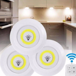 Uzaktan Kumandalı Yapışkanlı Led Spot Lamba Wt-364 - Lisinya