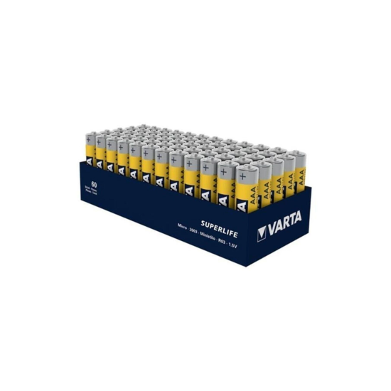 Varta Superlıfe Çinko Aaa Ince Kalem Pil 60lı Paket - Lisinya Varta Superlıfe Çinko Aaa Ince Kalem Pil 60lı Paket - Lisinya