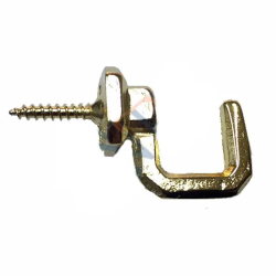Vidalı Kanca, Askı Büyük - 15x23mm, Sarı - 1 Adet - Lisinya