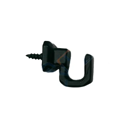 Vidalı Kanca, Askı Küçük - 15x18mm, Siyah - 100 Adet - Lisinya