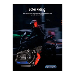 Bt57 Motosiklet Kask Kulaklık Intercom Işıklı Motorsiklet Interkom - Lisinya