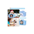 Çocuk Dijital Fotoğraf Makinası 20 Mp Video Kaydedici 2.0 İnç Çift Kameralı - Lisinya