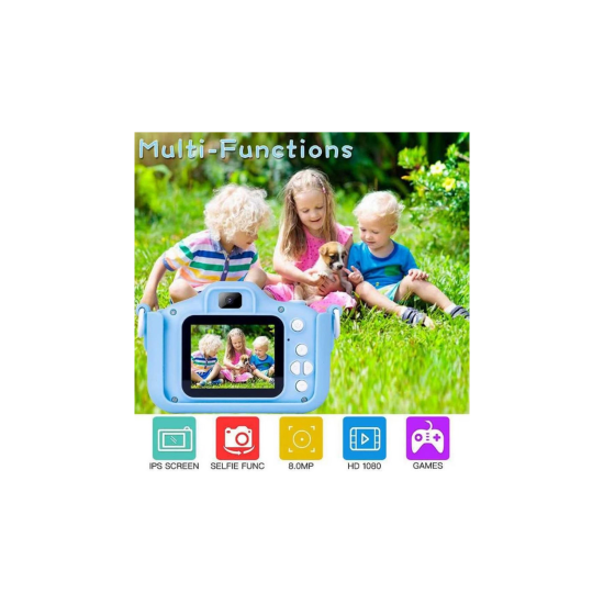 Çocuk Dijital Fotoğraf Makinası 20 Mp Video Kaydedici 2.0 İnç Çift Kameralı - Lisinya Çocuk Dijital Fotoğraf Makinası 20 Mp Video Kaydedici 2.0 İnç Çift Kameralı - Lisinya