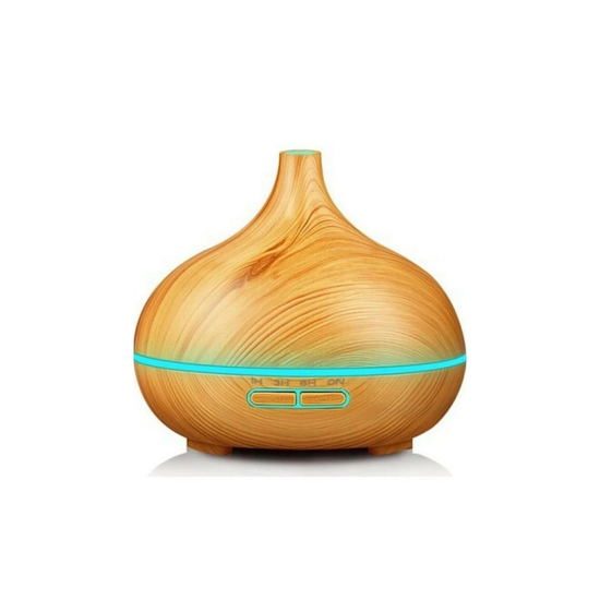 Hava Nemlendirici 7 Led Işıklı Aromatik Oda Kokusu 550 Ml Kahve Aroma Difüzörü Buhar Makinası - Lisinya