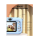 Mini 1080p Hd Çocuk Kamera Dijital Fotoğraf Makinesi 2.0 Inç Ekran 5 Adet Oyun Mor - Lisinya