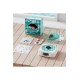 Waves Nostalji Plak Görünümlü Bluetooth Hoparlör 3d Ses Dalgası Retro Müzik Plak Mavi - Lisinya Waves Nostalji Plak Görünümlü Bluetooth Hoparlör 3d Ses Dalgası Retro Müzik Plak Mavi - Lisinya