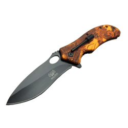 Wd-503-2 Kamp Çakısı 21 Cm - Magnezyum Çubuklu (fire Starter), Plastik Sap - Lisinya