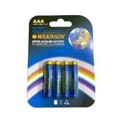 Wılkınson Aaa Lr03 Am-4 4'lü 1.5 V Süper Alkalin İnce Pil - Lisinya