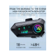 y10 2x Motosiklet Kask İntercom Çift Eşleşme Rgb Işıklı Bluetooth Kulaklık 5,3 - Lisinya y10 2x Motosiklet Kask İntercom Çift Eşleşme Rgb Işıklı Bluetooth Kulaklık 5,3 - Lisinya