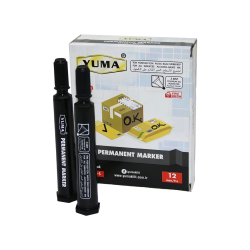 Yuma Ym-790s  Siyah Koli Kalemi 12 Adet - Lisinya