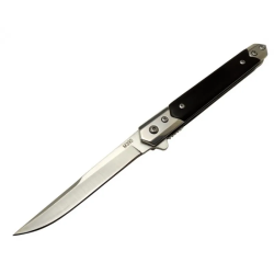 Zbr M390 1-36 Siyah Kamp Çakı 21cm - Yarı Otomatik, Siyah Sap, Kılıflı - Lisinya