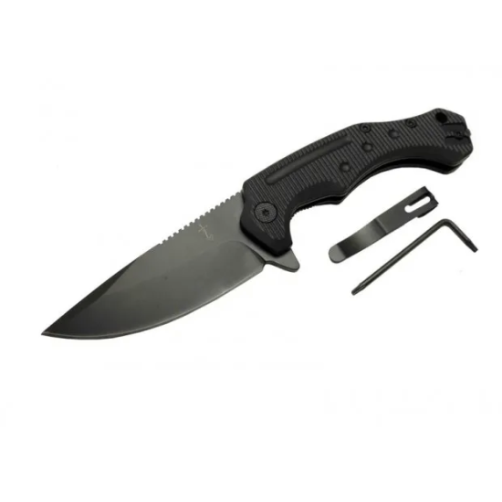 Zero Error 7-12 Black Çakı 22 Cm Manuel, Kemerlikli - Lisinya Zero Error 7-12 Black Çakı 22 Cm Manuel, Kemerlikli - Lisinya