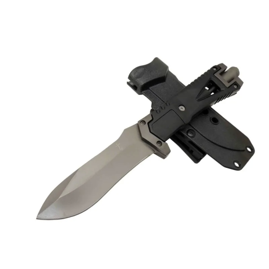 Zero Error Tactical 7 40 Siyah Outdoor Bıçak 27cm - Siyah Sap, Magnezyum Çubuklu, Kılıflı - Lisinya Zero Error Tactical 7 40 Siyah Outdoor Bıçak 27cm - Siyah Sap, Magnezyum Çubuklu, Kılıflı - Lisinya
