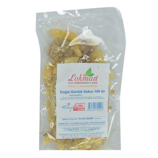 Ak Günlük Sakızı Doğal 100 Gr Paket Ak Günlük Sakızı Doğal 100 Gr Paket