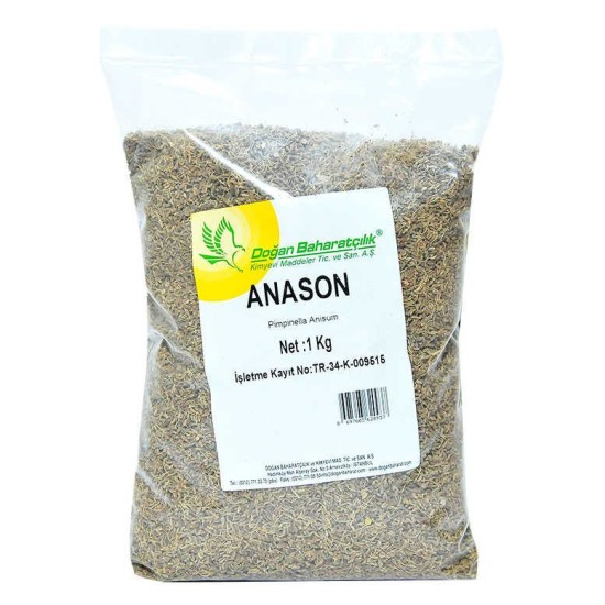 Anason Tohumu Doğal Tane 1000 Gr Paket Anason Tohumu Doğal Tane 1000 Gr Paket