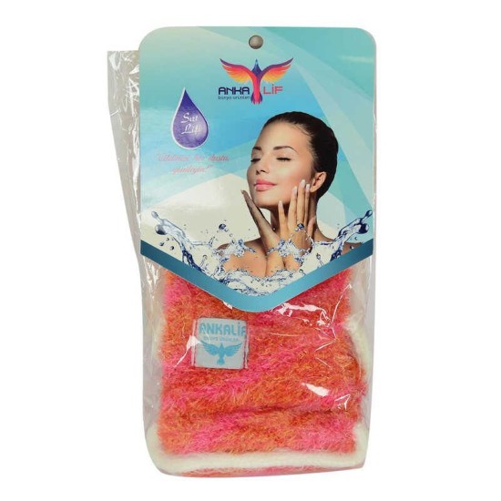 İpli Sırt ve Vücut Yumuşak Banyo Lifi Pembe-Tcu 56x10 Cm İpli Sırt ve Vücut Yumuşak Banyo Lifi Pembe-Tcu 56x10 Cm