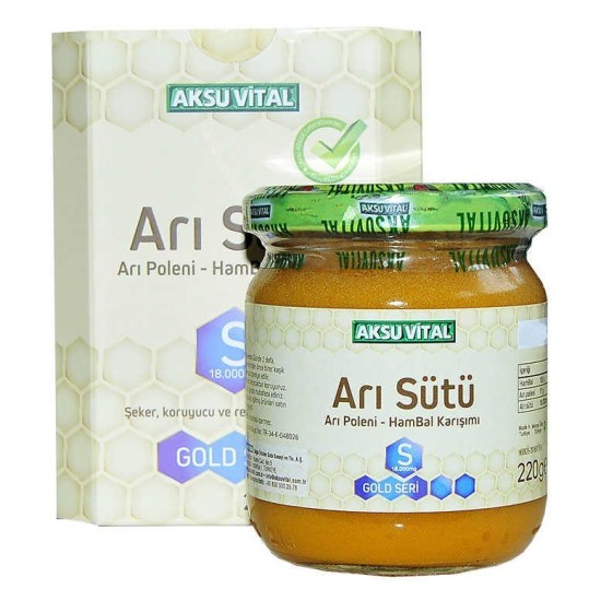 Arı Sütü Polen Bal Karışımı 18.000 MG Arı Sütü Polen Bal Karışımı 18.000 MG