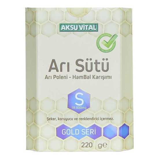 Arı Sütü Polen Bal Karışımı 18.000 MG Arı Sütü Polen Bal Karışımı 18.000 MG