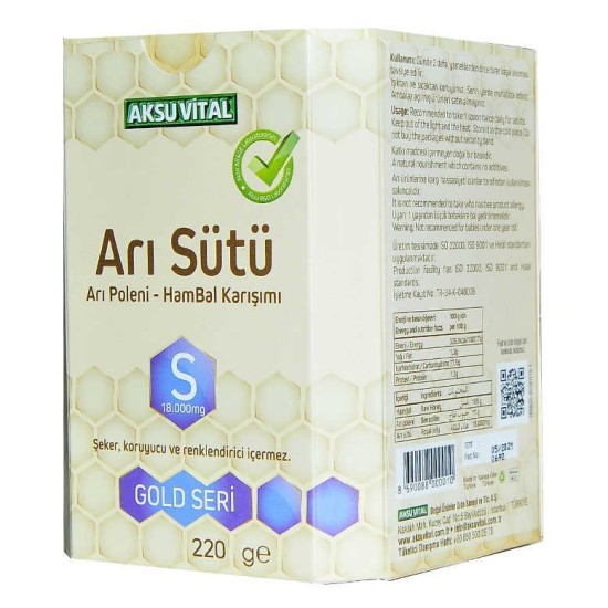Arı Sütü Polen Bal Karışımı 18.000 MG Arı Sütü Polen Bal Karışımı 18.000 MG