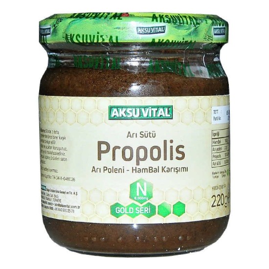 Arı Sütü Propolis Polen Bal Karışımı 220 Gr Arı Sütü Propolis Polen Bal Karışımı 220 Gr