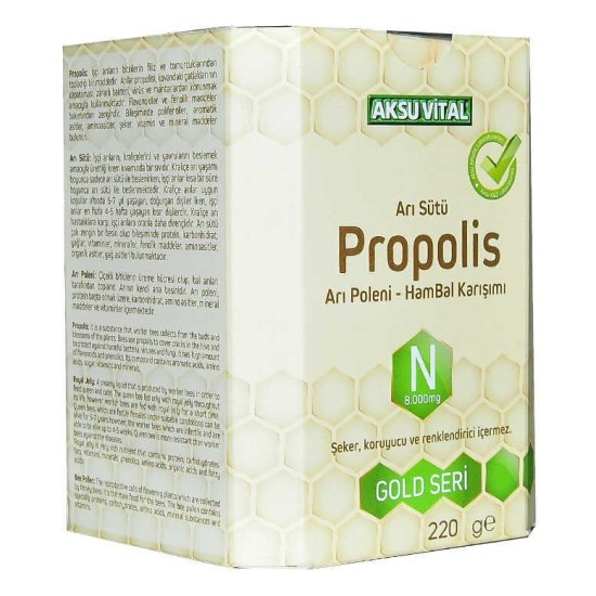 Arı Sütü Propolis Polen Bal Karışımı 220 Gr Arı Sütü Propolis Polen Bal Karışımı 220 Gr