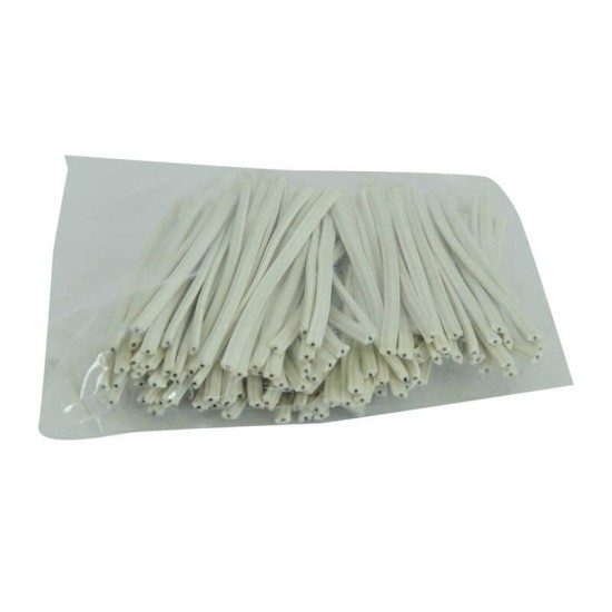 Bağlama Teli Tel Klips Pvc Kaplamalı Beyaz 100 Gr Takribi 100 Adetli 1 Paket Bağlama Teli Tel Klips Pvc Kaplamalı Beyaz 100 Gr Takribi 100 Adetli 1 Paket